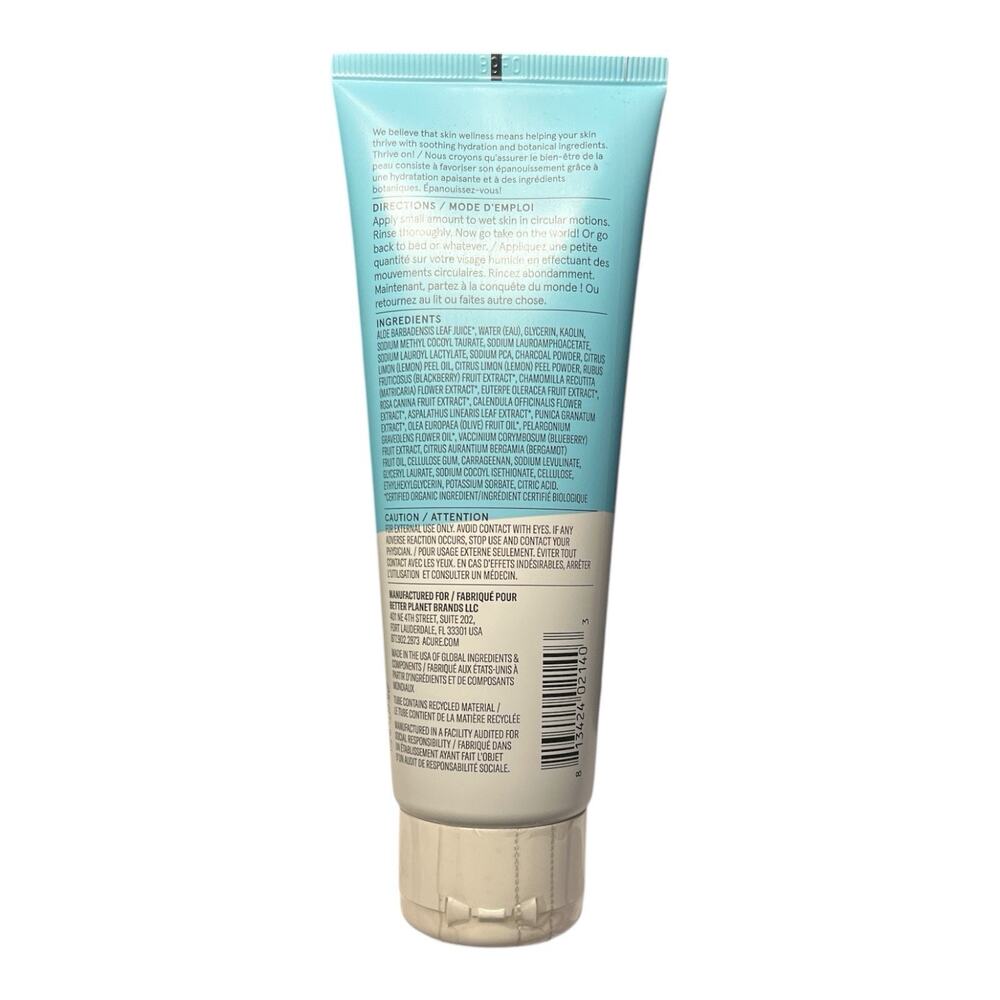 Incredibly Clear Charcoal Lemonade Facial Scrub 4 fl oz | ACURE | Exfoliating